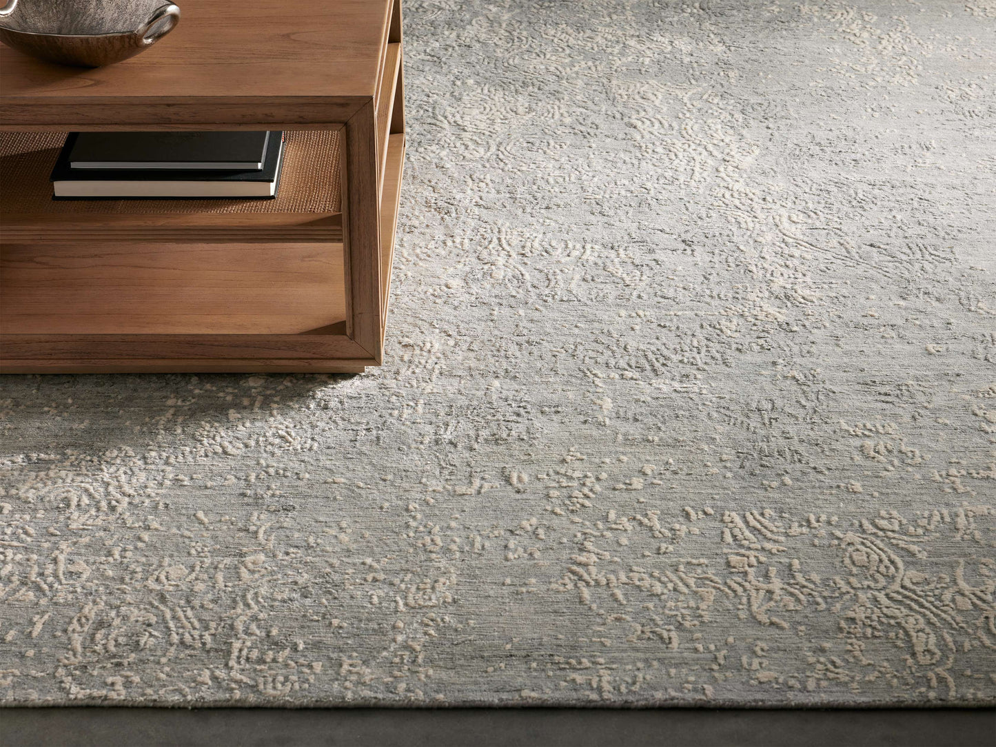 Holland Hand-Knotted Rug in Grey