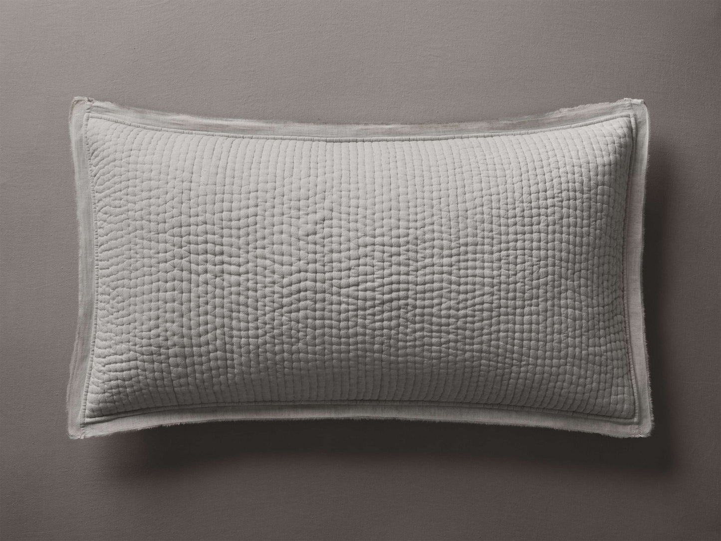 Tulaya King Cotton Sham in Mink