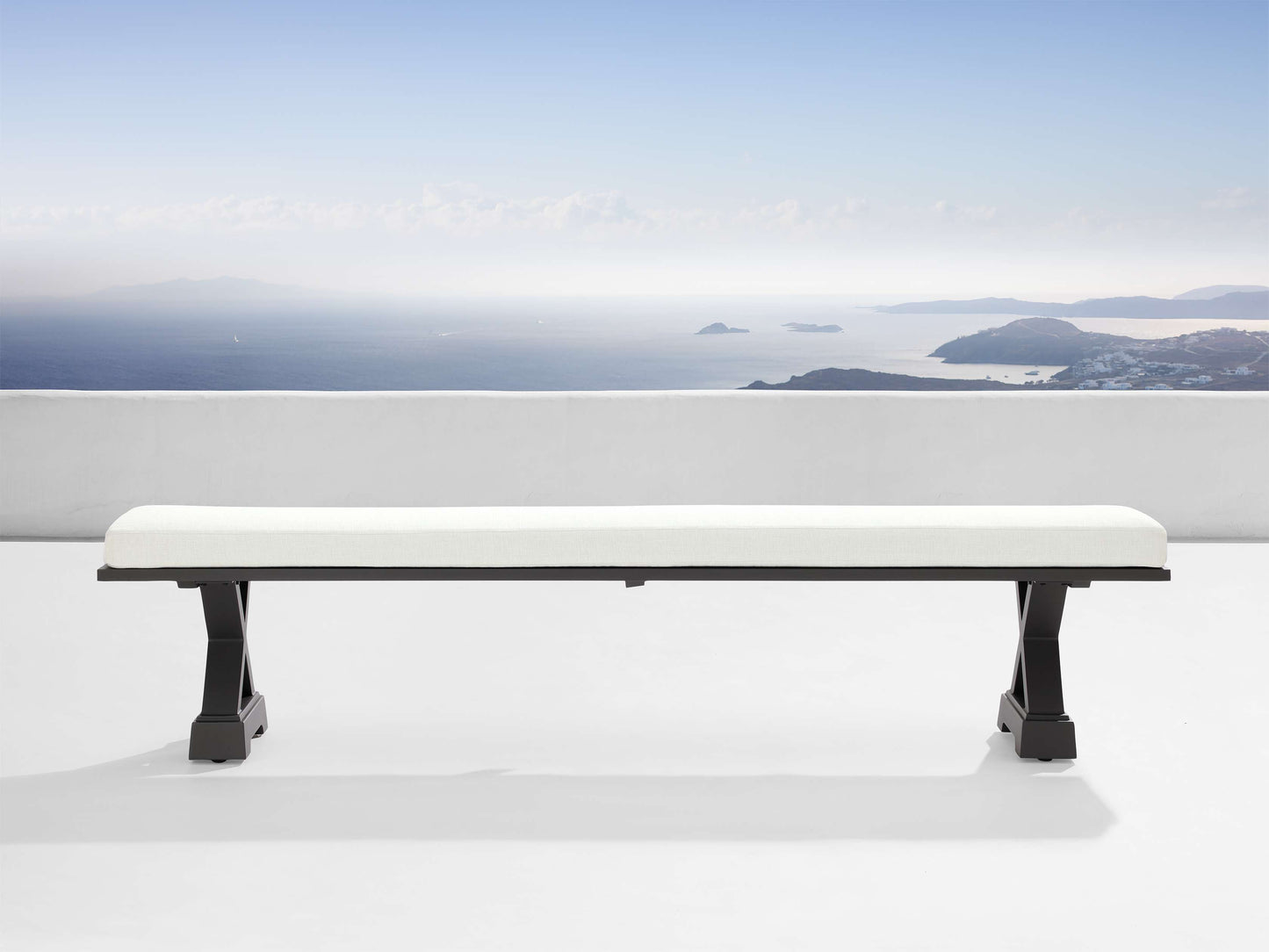 Montego Outdoor Aluminum Dining Bench