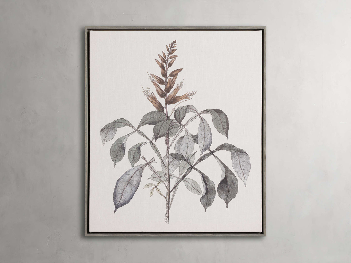 Falling in Leaves I Framed Print