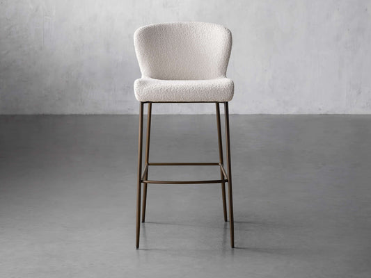 Kirsten Stool in Jennie Linen