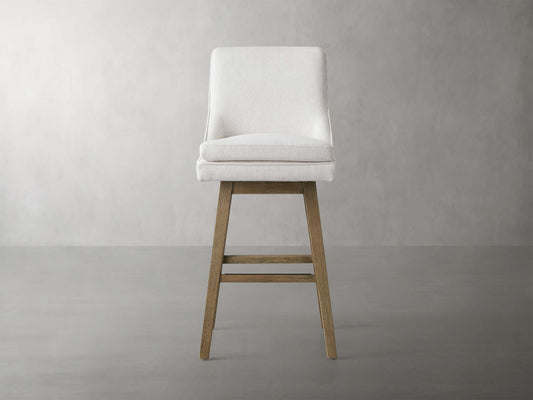 Lunden Swivel Stool in Fawn