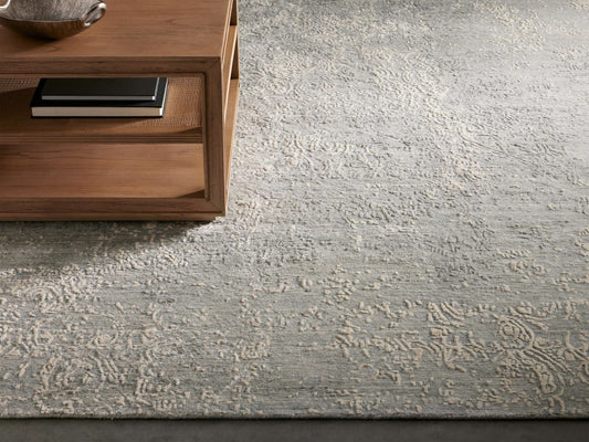 Holland Hand-Knotted Rug in Grey