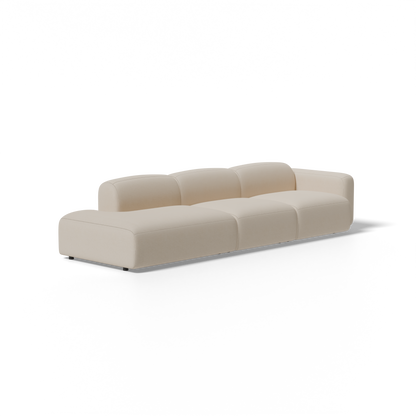 Three-Piece Soft Serve Sectional