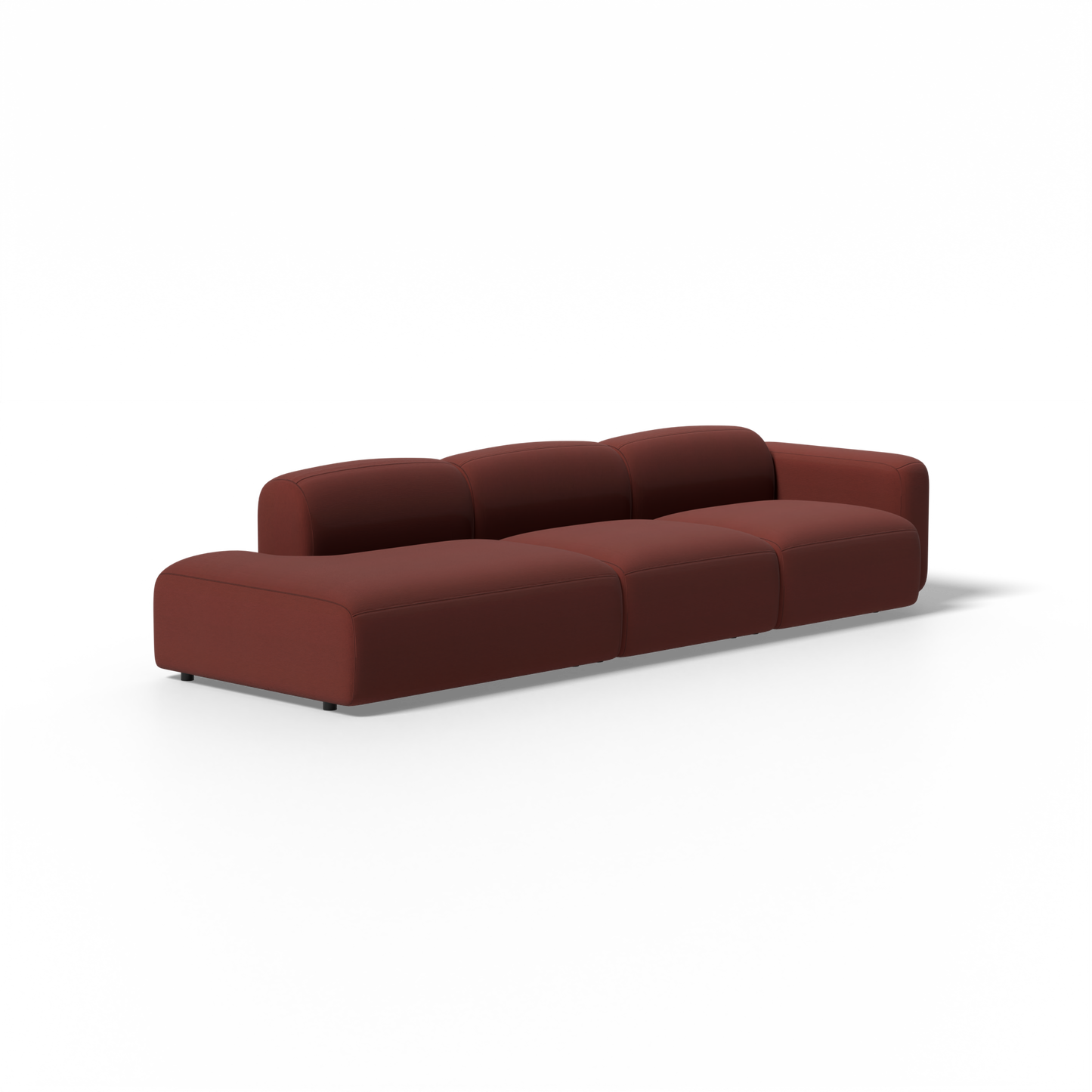 Three-Piece Soft Serve Sectional