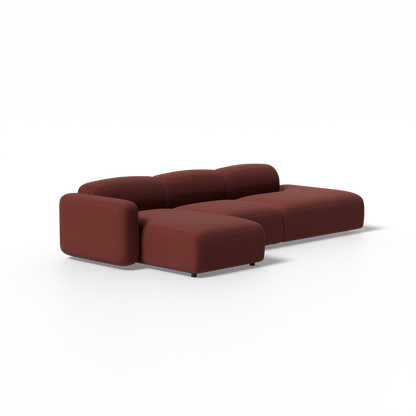 Three-Piece Soft Serve Sectional