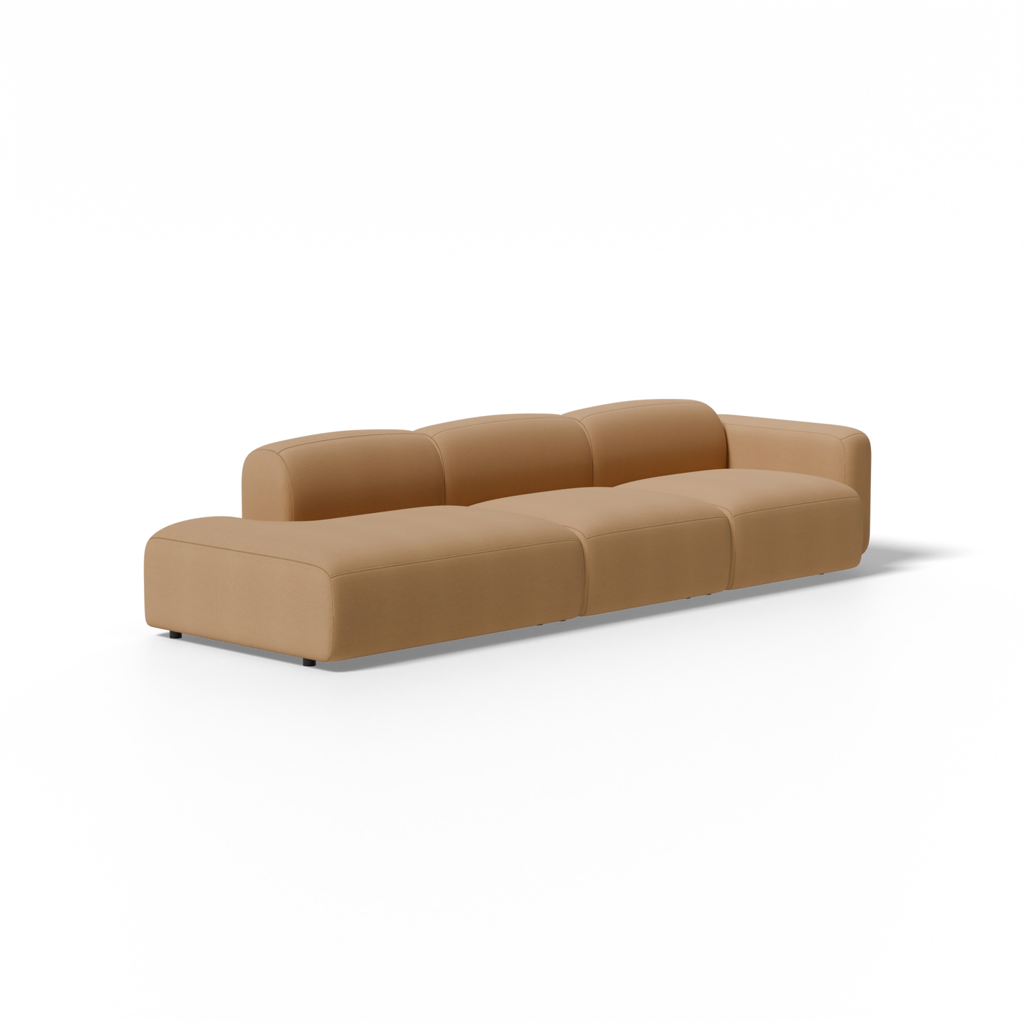 Three-Piece Soft Serve Sectional
