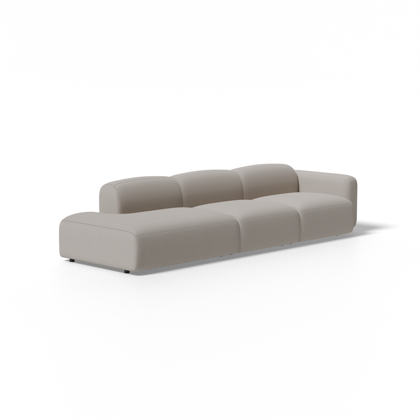 Three-Piece Soft Serve Sectional