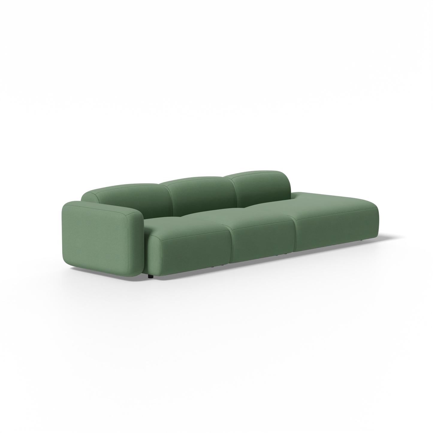 Three-Piece Soft Serve Sectional