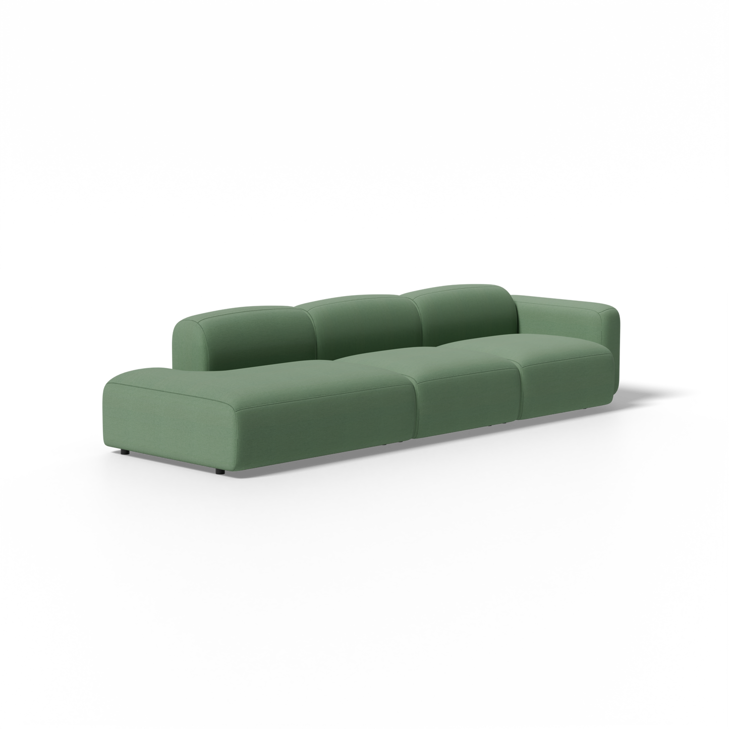 Three-Piece Soft Serve Sectional