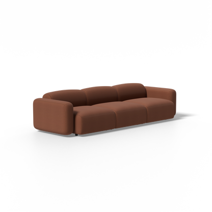 Three-Piece Soft Serve Sectional