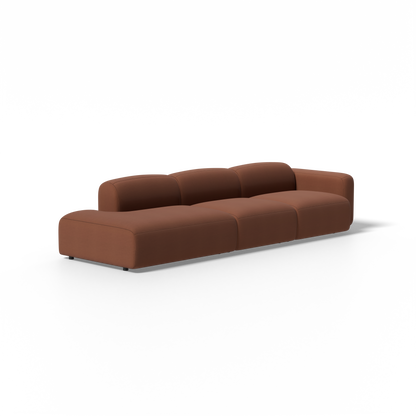 Three-Piece Soft Serve Sectional