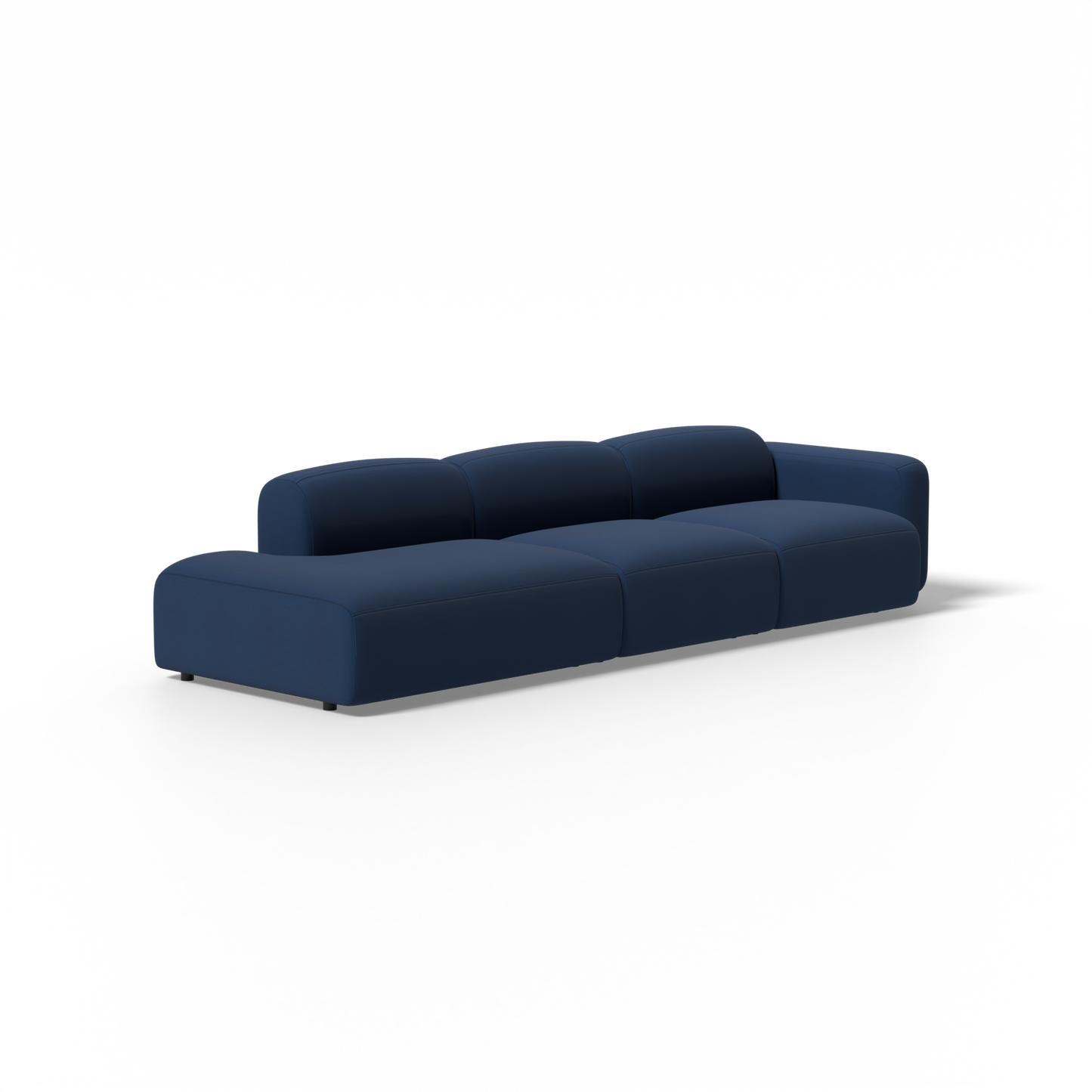 Three-Piece Soft Serve Sectional