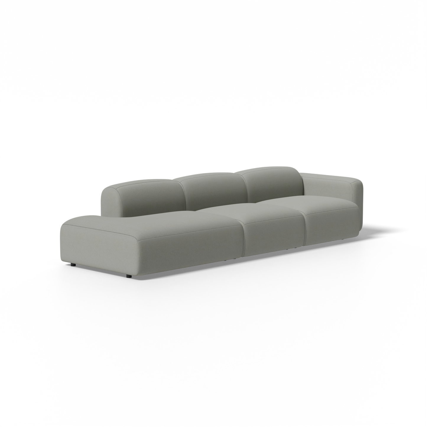 Three-Piece Soft Serve Sectional
