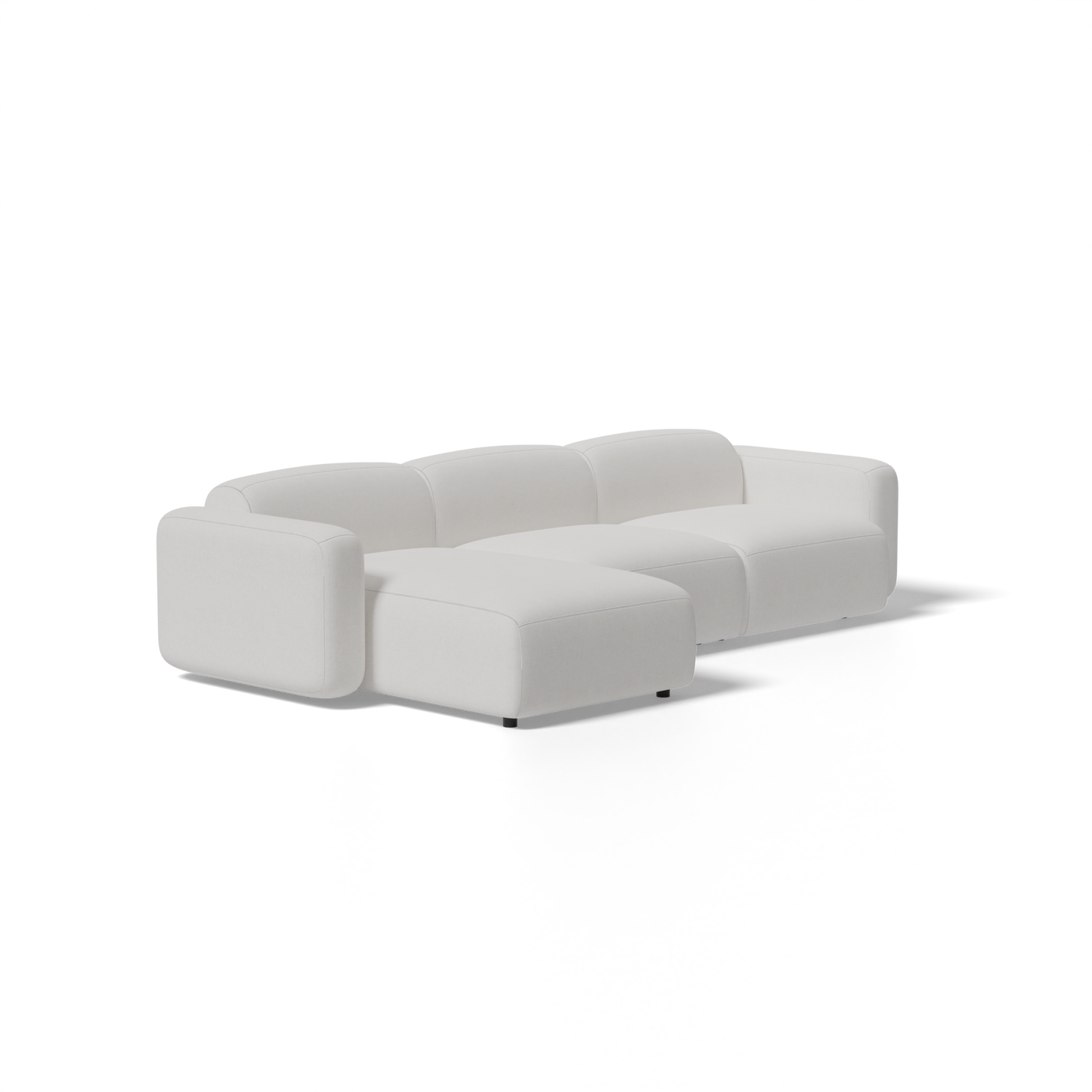 Three-Piece Soft Serve Sectional