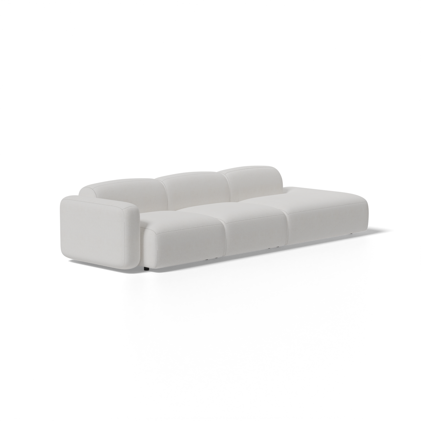 Three-Piece Soft Serve Sectional