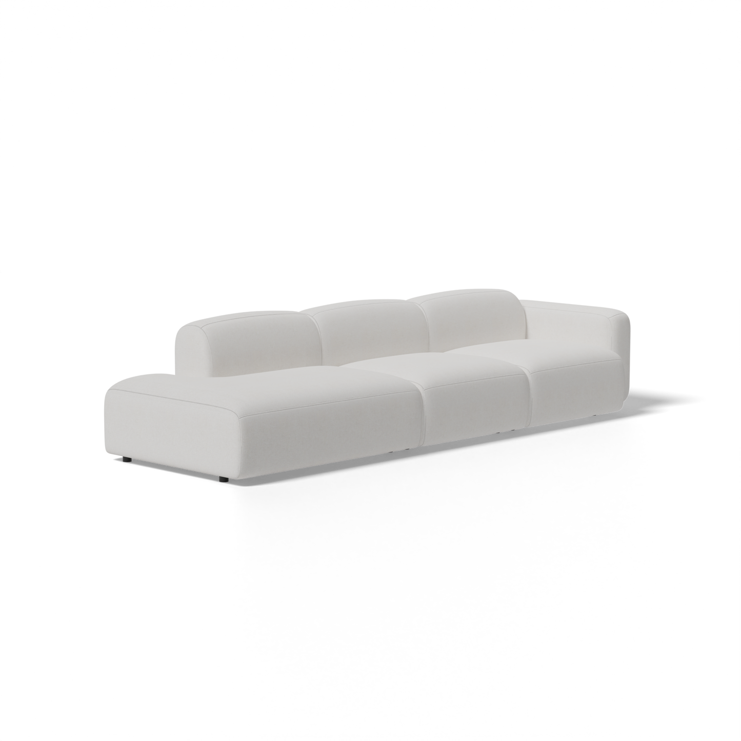 Three-Piece Soft Serve Sectional