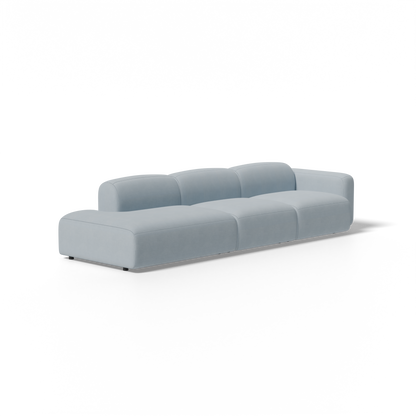 Three-Piece Soft Serve Sectional