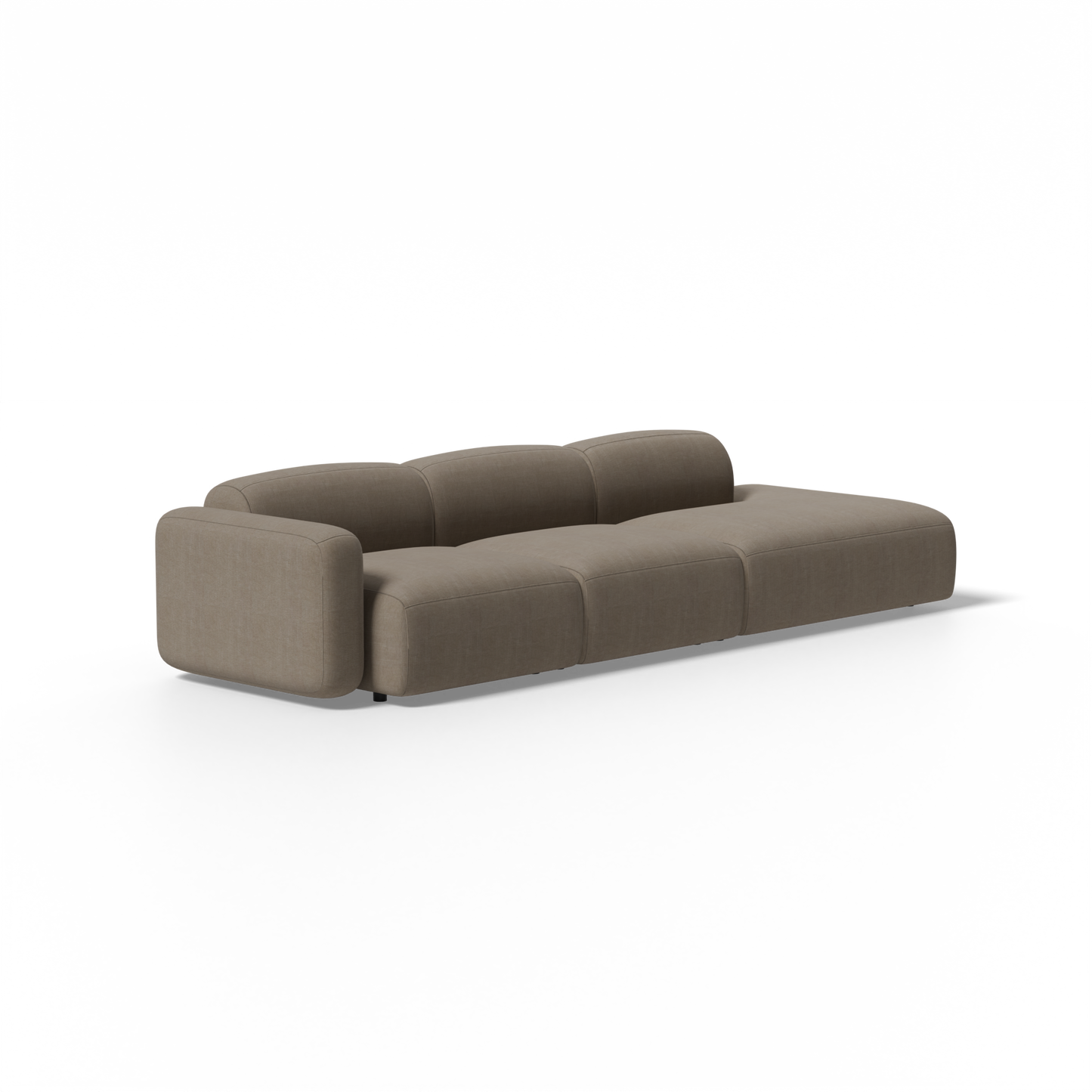 Three-Piece Soft Serve Sectional