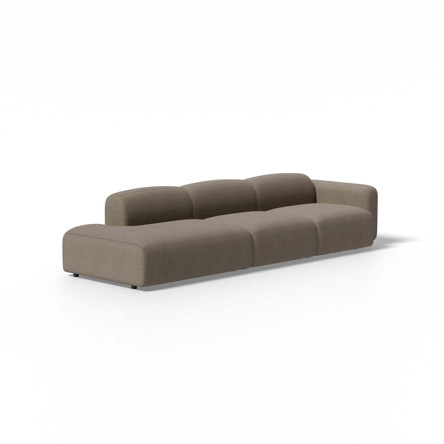 Three-Piece Soft Serve Sectional