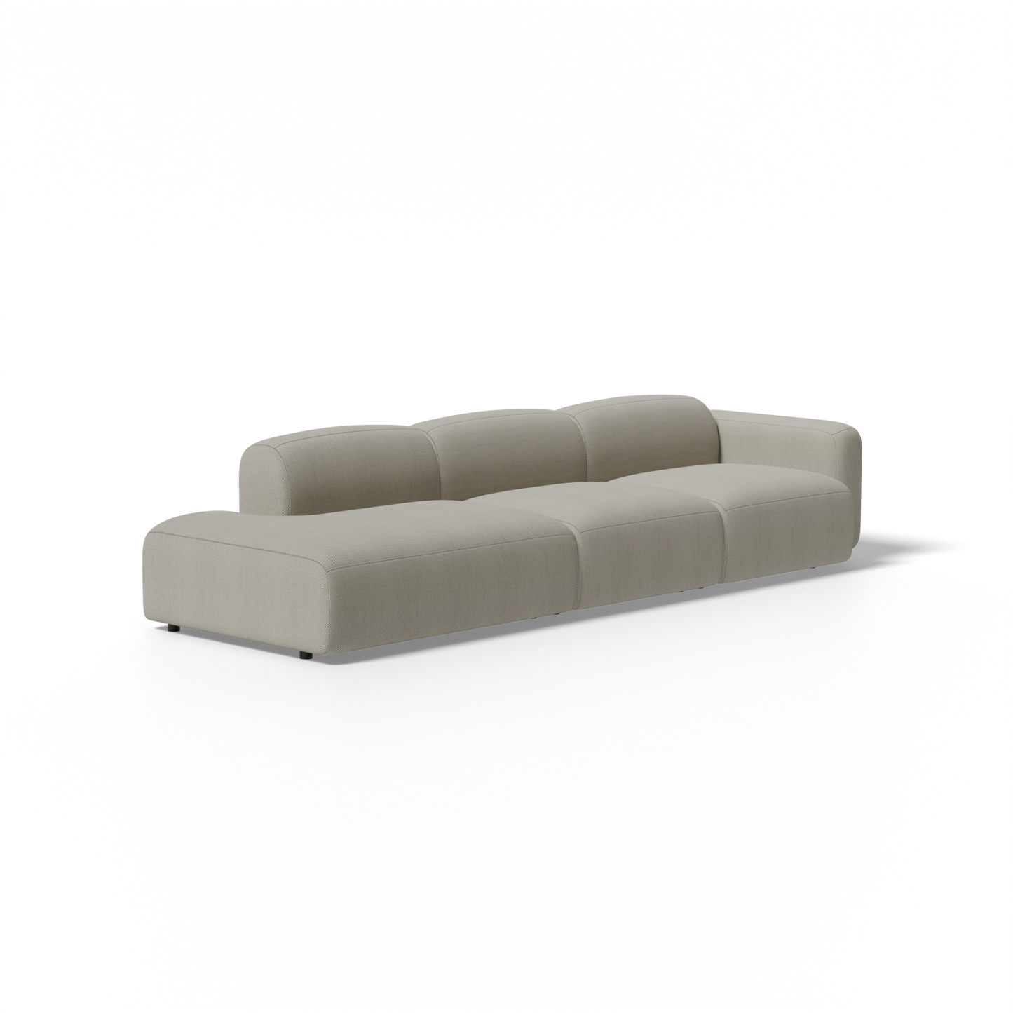 Three-Piece Soft Serve Sectional