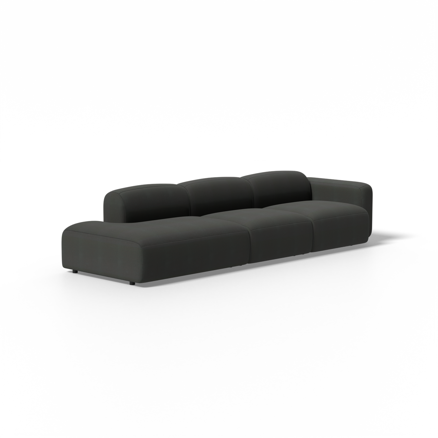 Three-Piece Soft Serve Sectional