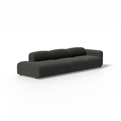Three-Piece Soft Serve Sectional