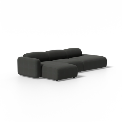 Three-Piece Soft Serve Sectional