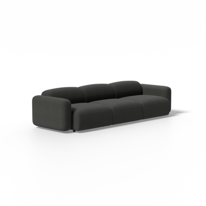 Three-Piece Soft Serve Sectional
