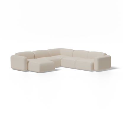 Five-Piece Soft Serve Sectional