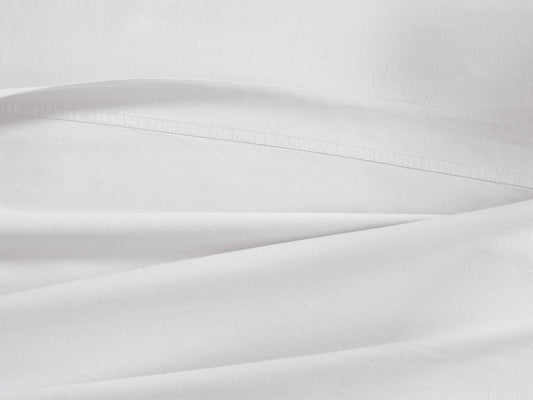 Italian Garment-Dyed Percale Flat Sheet