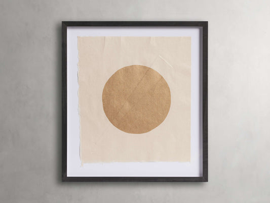 Embossed I Framed Print