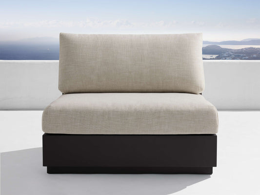 Bal Harbour Outdoor Aluminum Armless Chair