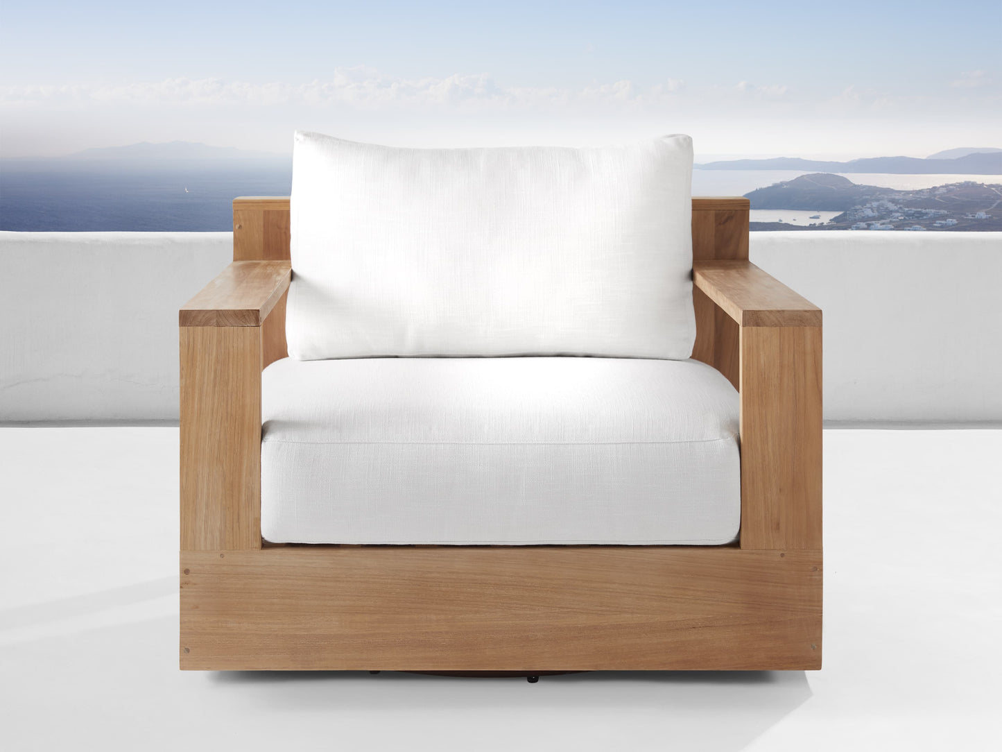 Bal Harbour Outdoor Collection Replacement Cushions in Starboard Snow