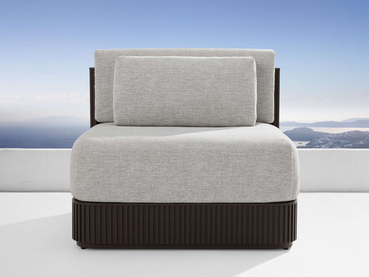 Beaumont Outdoor Aluminum Lounge Chair