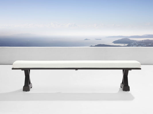 Montego Outdoor Aluminum Dining Bench