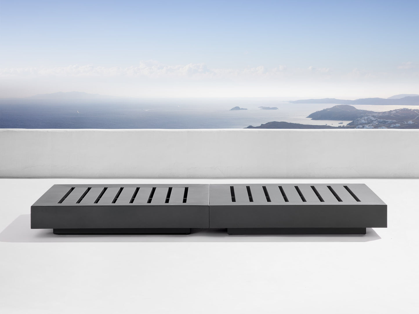 Naxos Outdoor Double Coffee Table