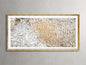 Stone Composition I Framed Print in Gold