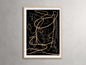Abstract Pathway Framed Print