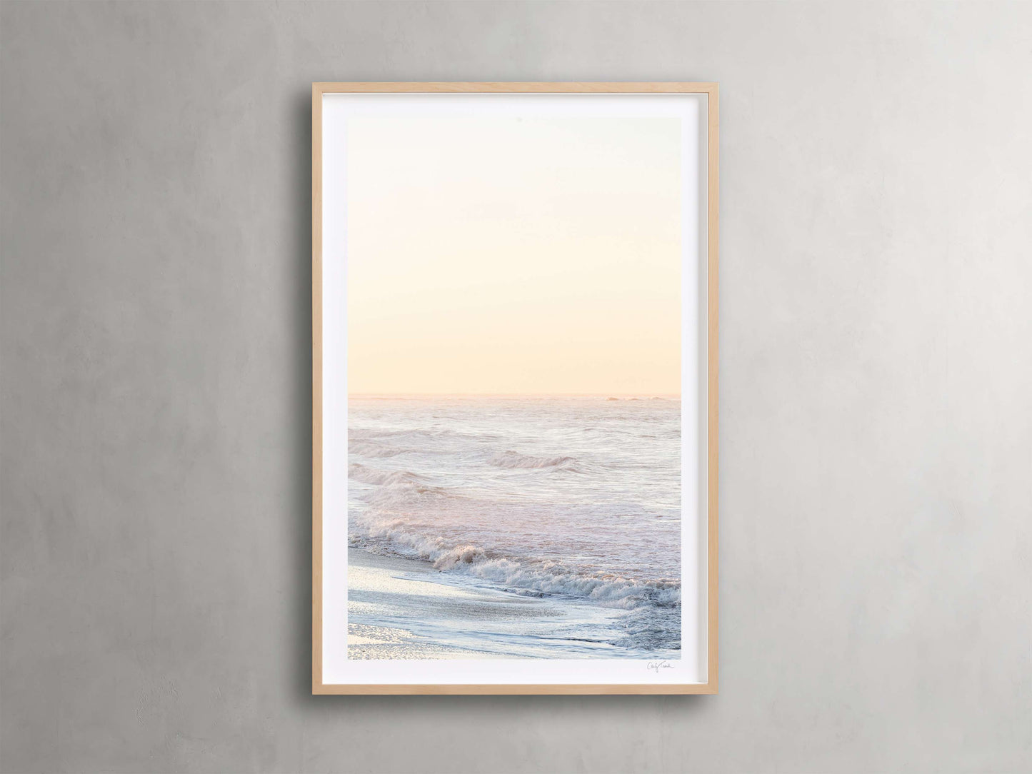 Golden Coast Framed Print III