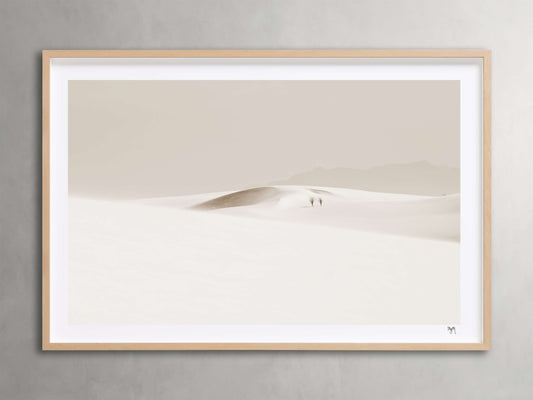 White Sands Framed Print