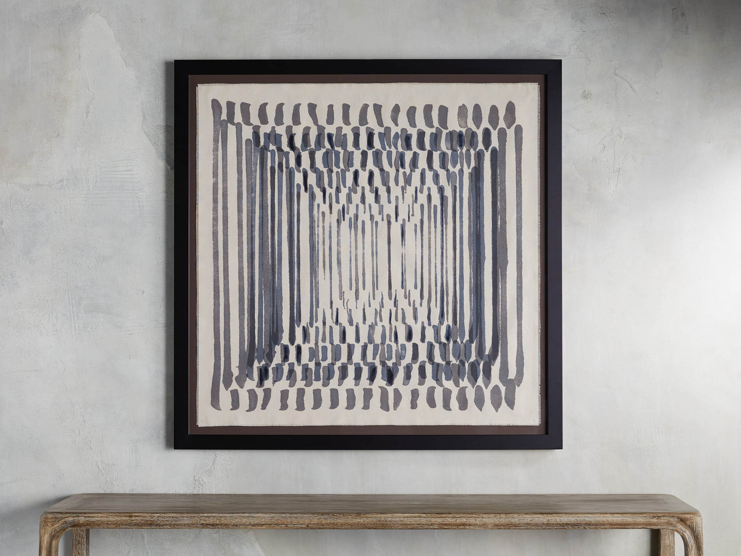 Abstract Lines III Framed Tapestry