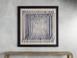 Abstract Lines III Framed Tapestry