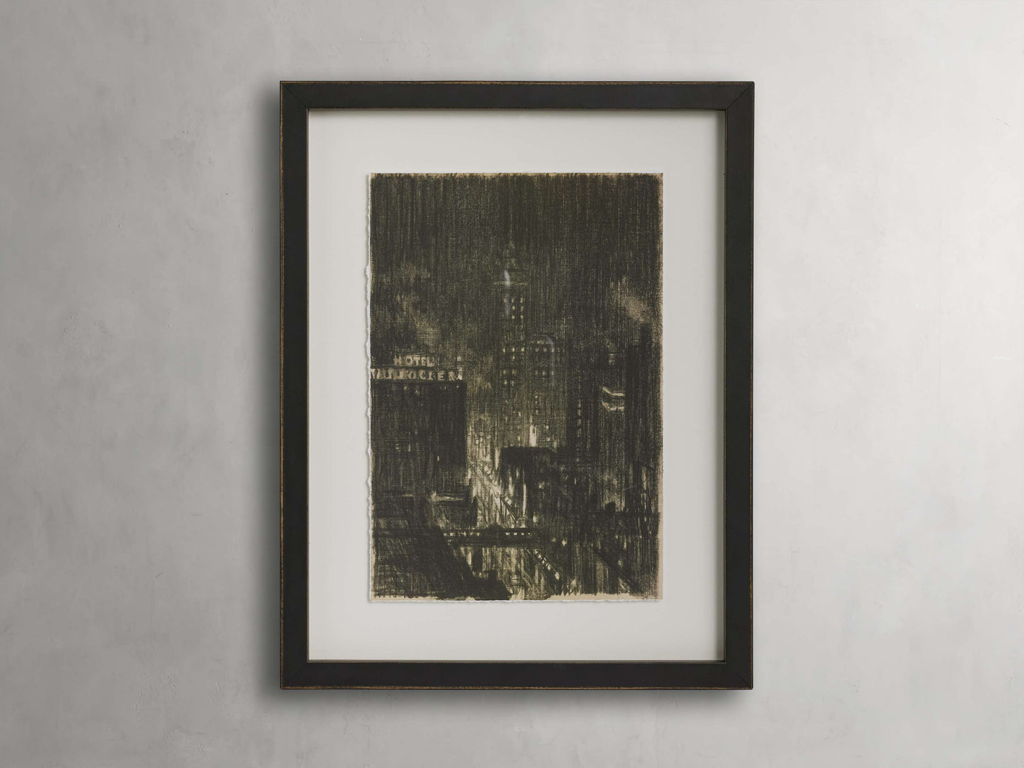 Living For The City Framed Print