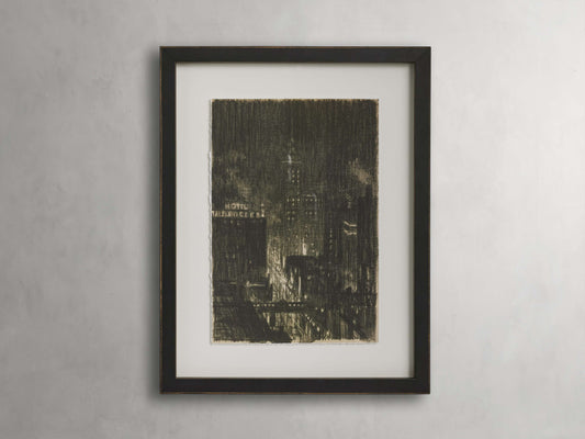 Living For The City Framed Print
