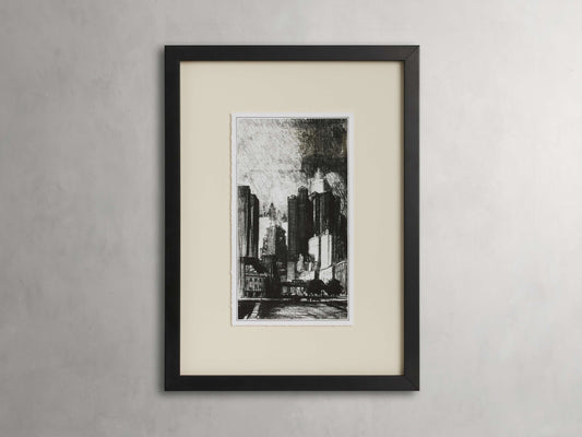 On the Street Framed Print