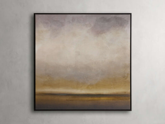 Smoky Skyline Framed Print