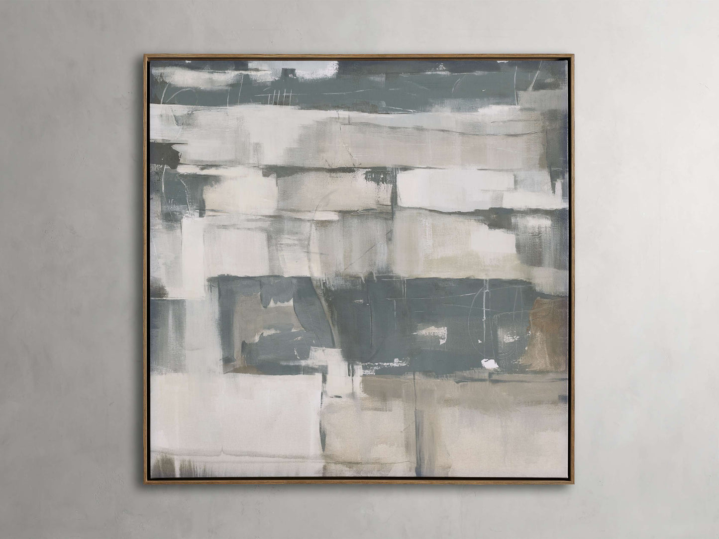 Calm Layers I Framed Print