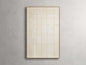 Linear Bisque Framed Print
