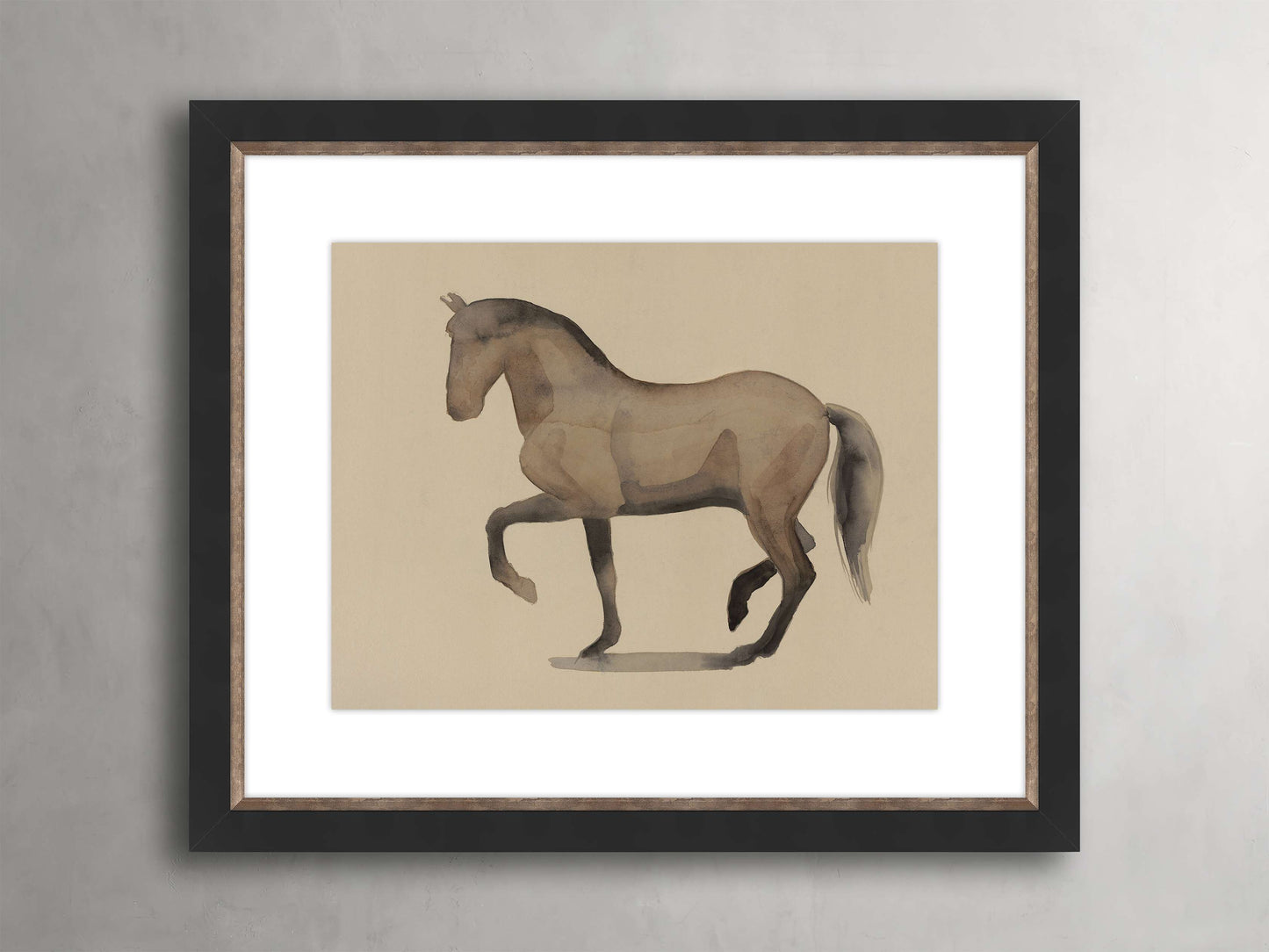 Rustic Portraits II Framed Print
